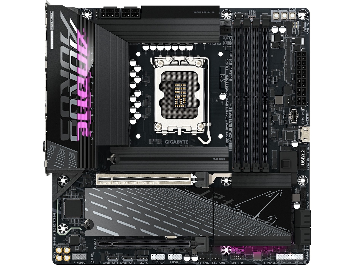 Gigabyte B860M AORUS ELITE WIFI6E Hovedkort Intel Socket