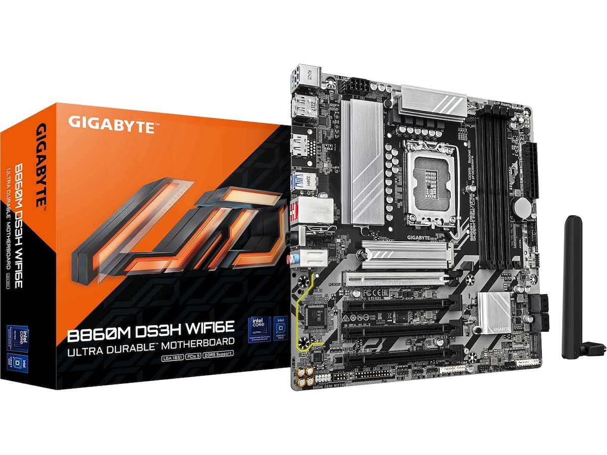 Gigabyte B860M DS3H WIFI6E Hovedkort Intel Socket