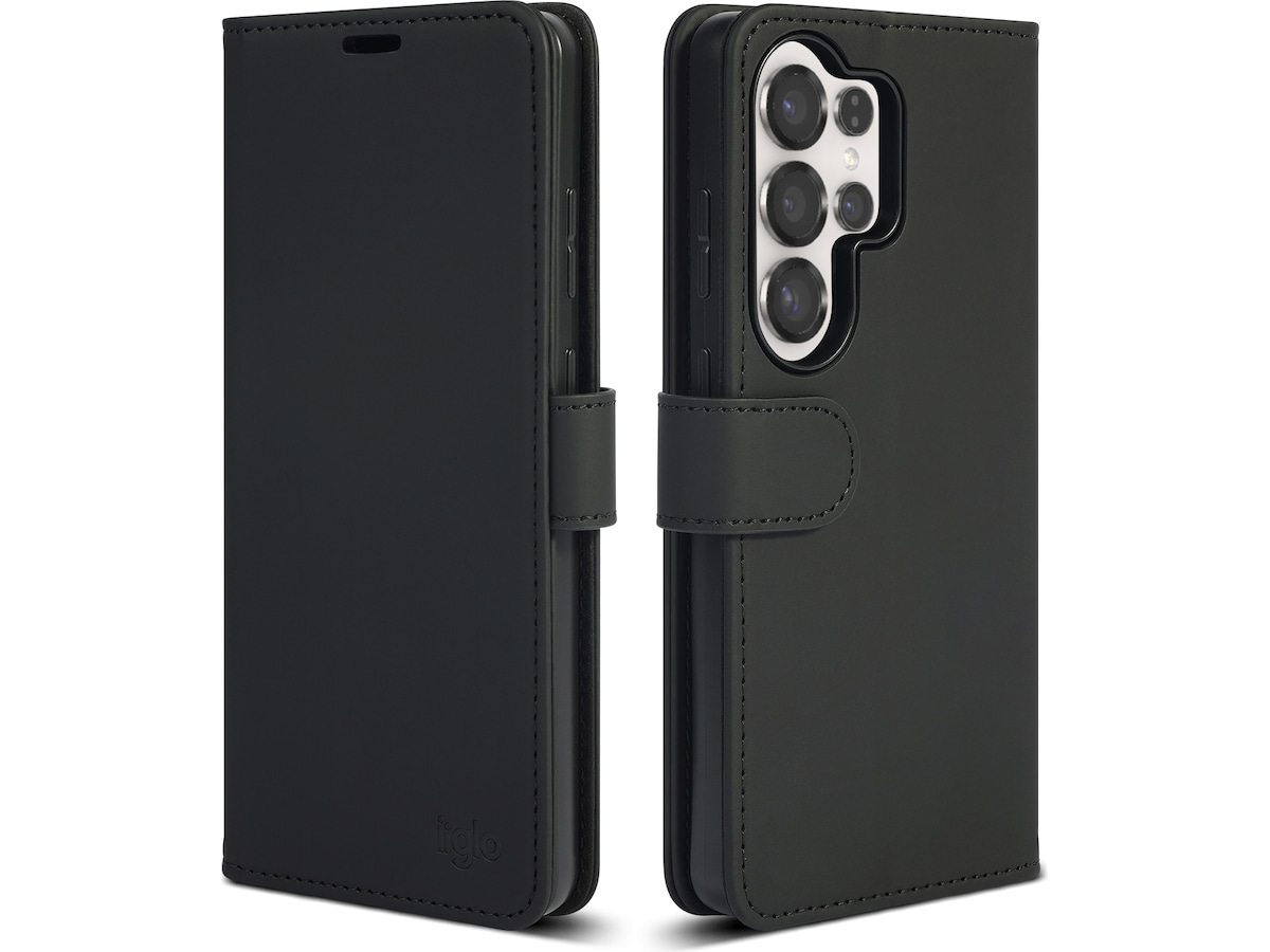 iiglo Galaxy S26 Ultra Lommebokdeksel (sort) Deksel til mobiltelefon