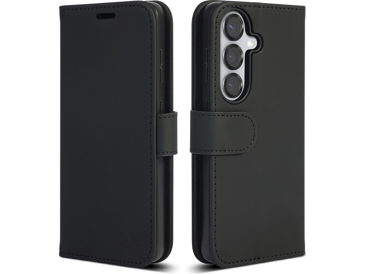iiglo Galaxy S26 Lommebokdeksel (sort) Deksel til mobiltelefon