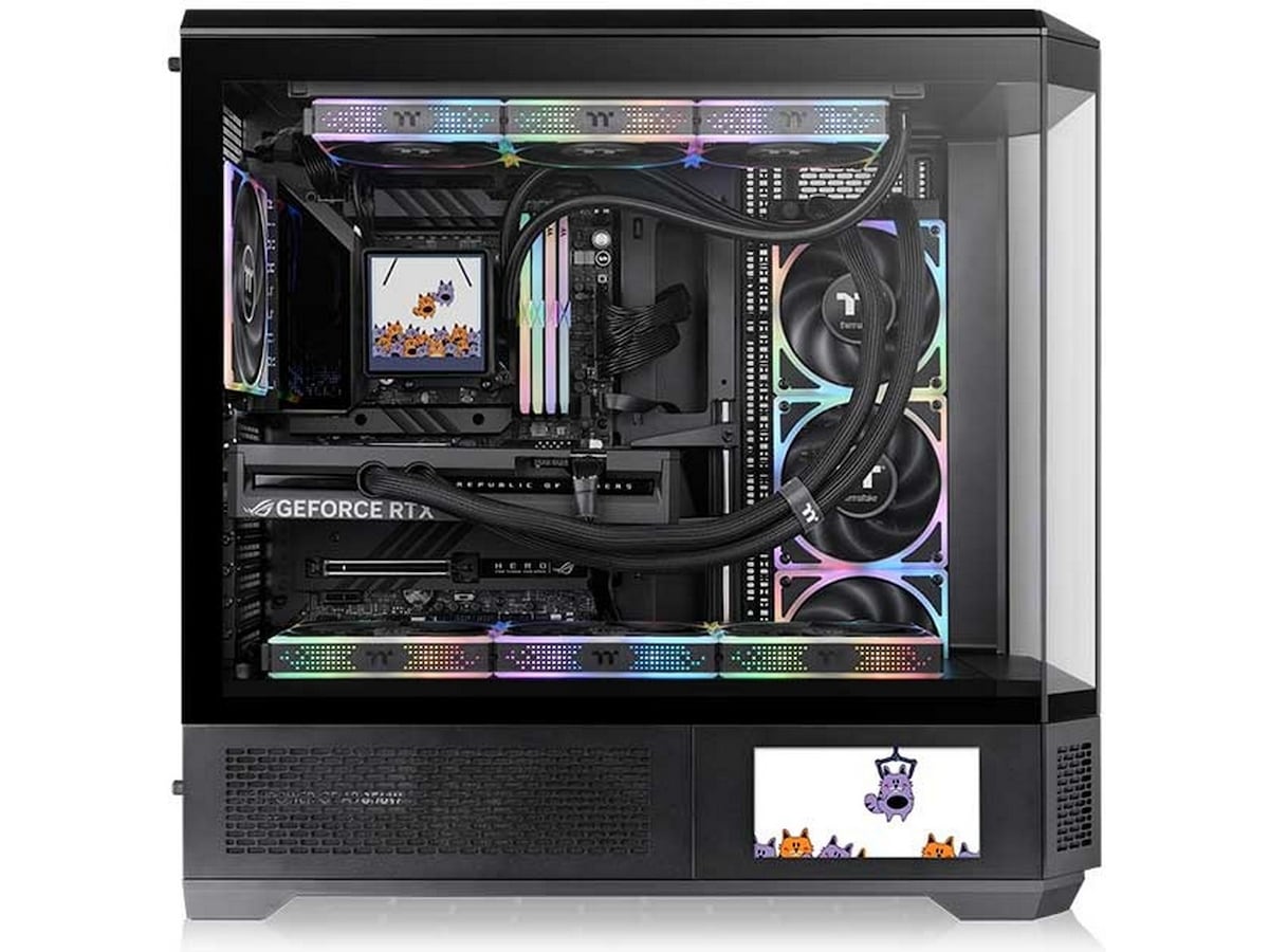 Thermaltake 6,0" LCD-panelsett for View 600 TG (svart) Tilbehør