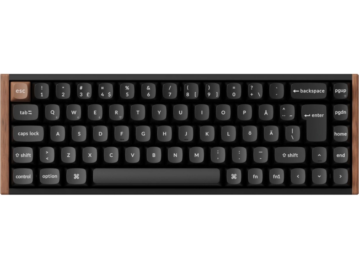 Keychron K6 HE SE Trådløst Gamingtastatur (tre/svart) Gamingtastatur
