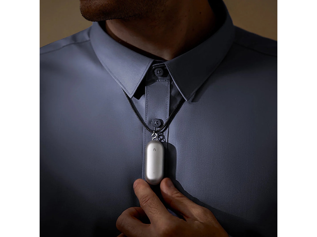 PLAUD NotePin Smart bærbar AI-opptaker (sølv) Veggfeste & tilbehør lyd