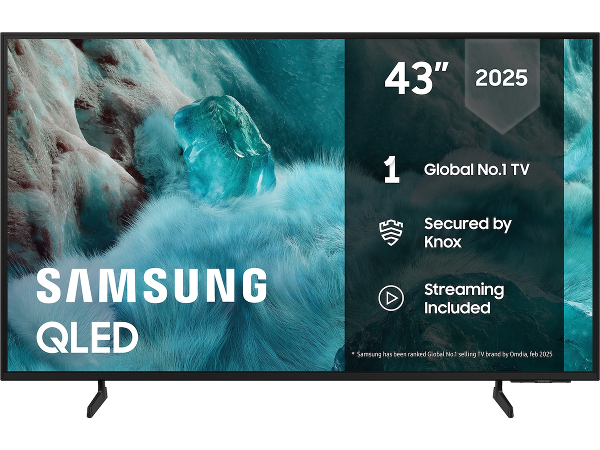 Samsung 43" Q7FA QLED 4K Smart-TV (2025) + lydplanke 50 - 59 tommer TV