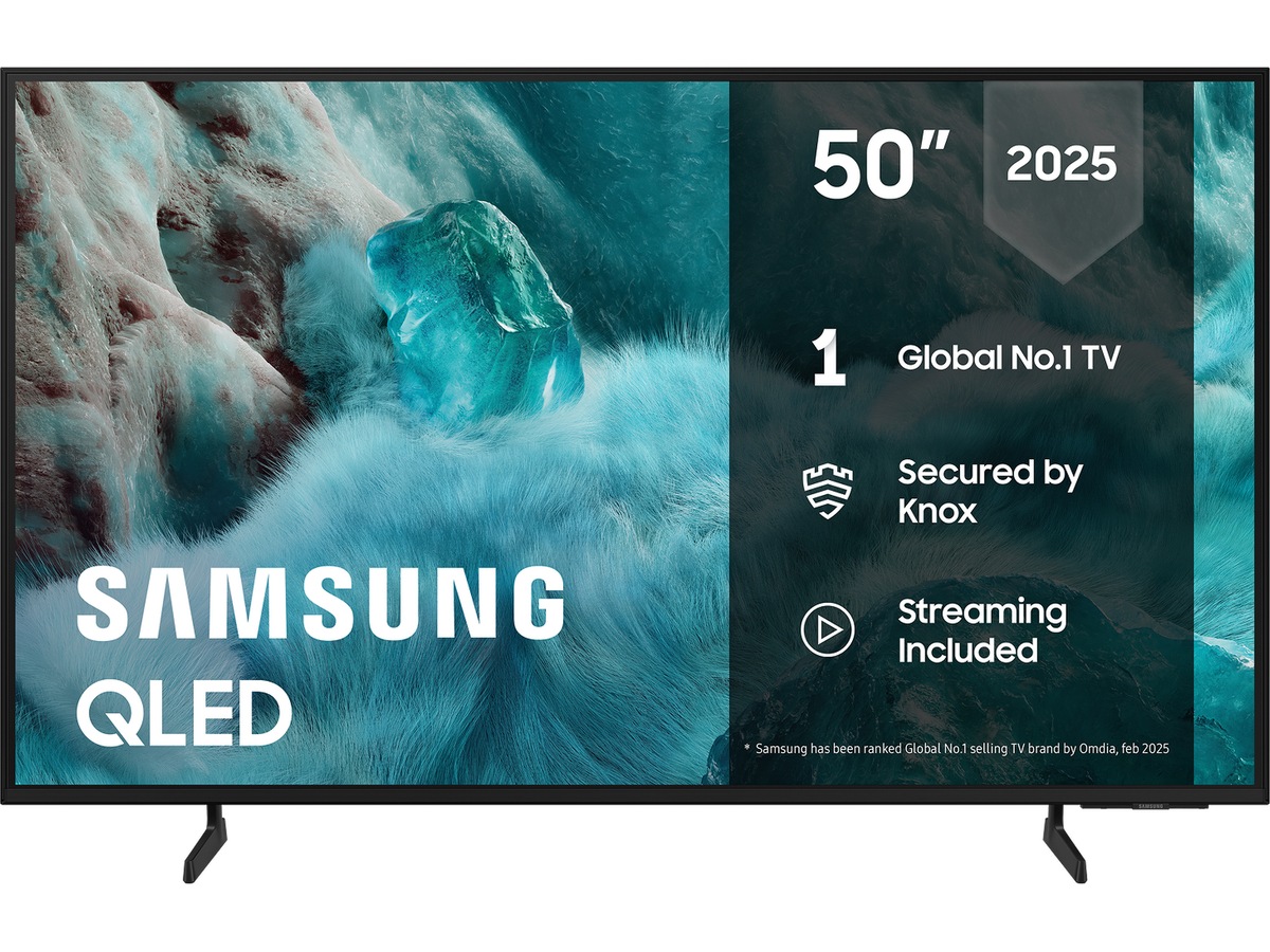 Samsung 50" Q7FA QLED 4K Smart-TV (2025) + lydplanke 50 - 59 tommer TV