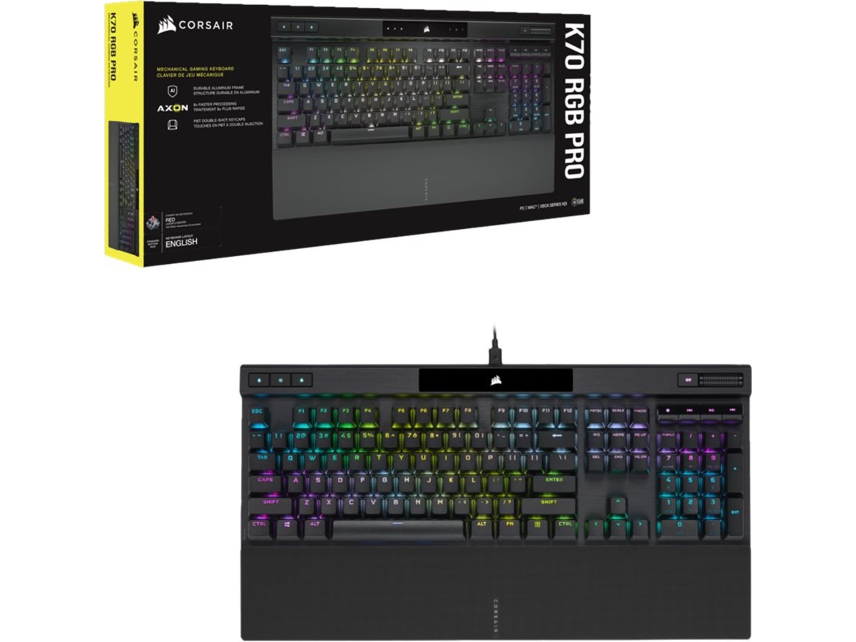 Corsair K70 RGB Pro gamingtastatur (svart) Gamingtastatur