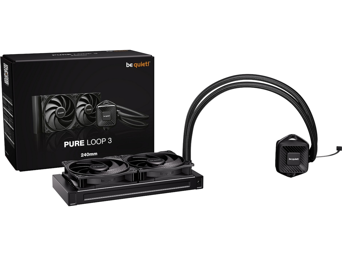 vær stille! Pure Loop 3 240mm Kjøler CPU - Vannkjøling