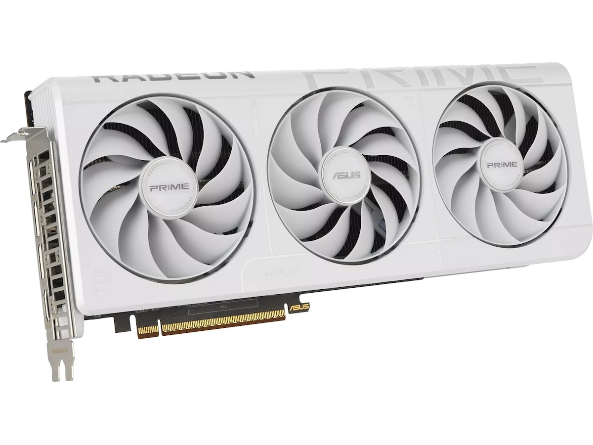 Asus Prime Radeon RX 9070 XT OC (hvit) Skjermkort