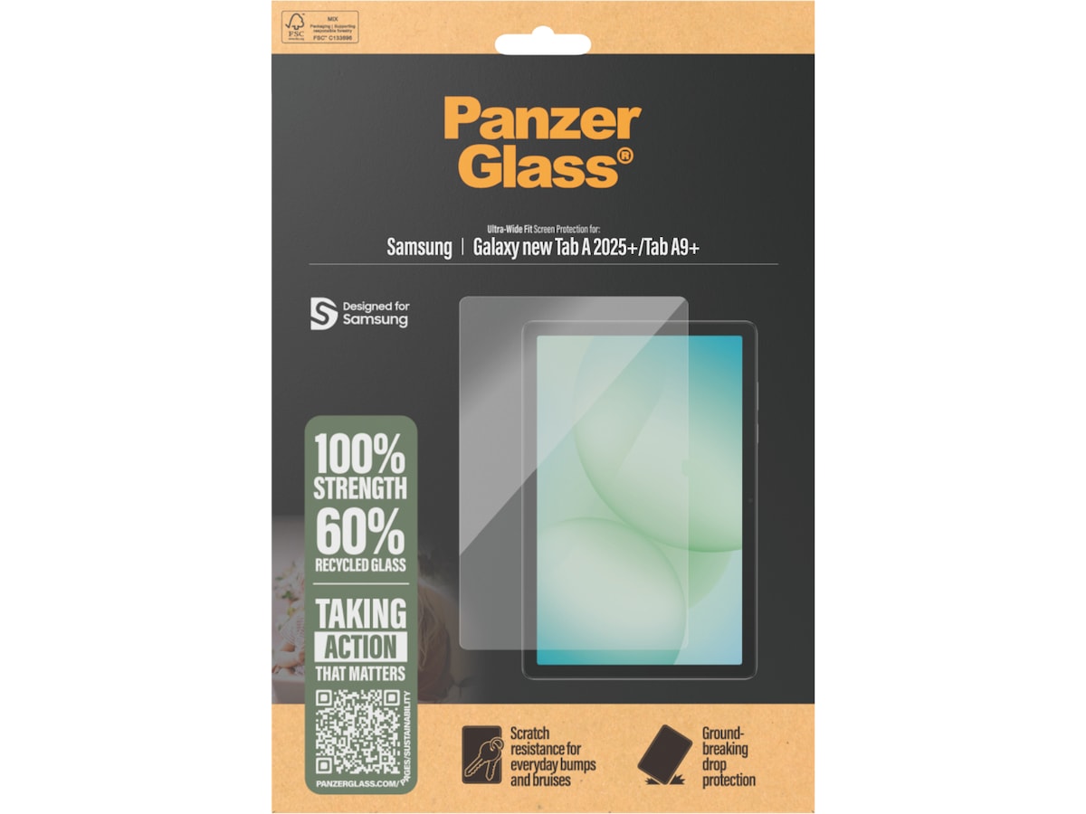 PanzerGlass Galaxy Tab A11+ | Tab A9+ Skjermbeskytter Skjermbeskyttelse nettbrett