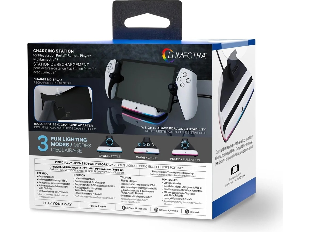 PowerA ladestasjon for PlayStation Portal Tilbehør til PS5
