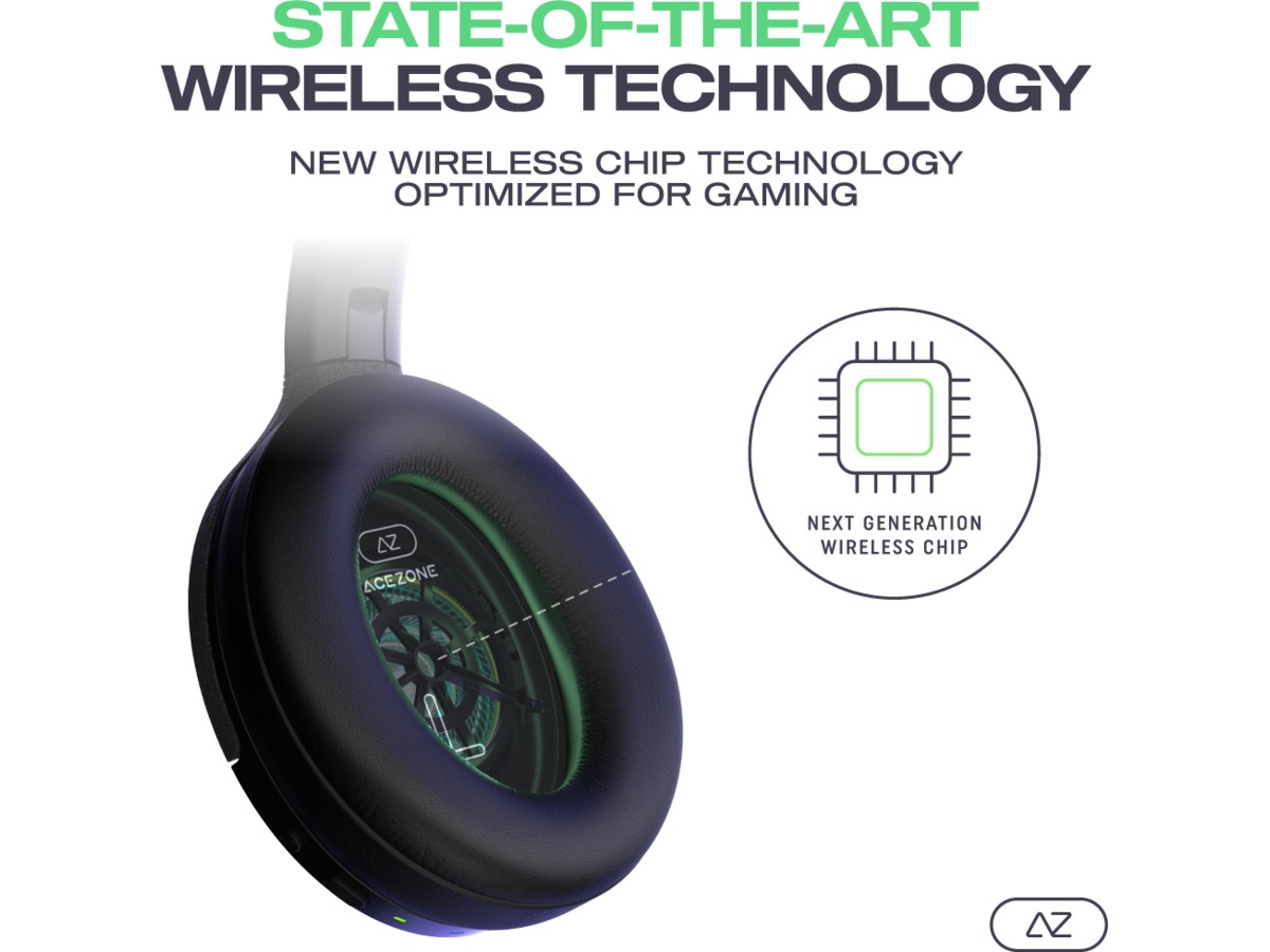 Acezone A-Spire trådløst gamingheadset -B-Grade Demo headset