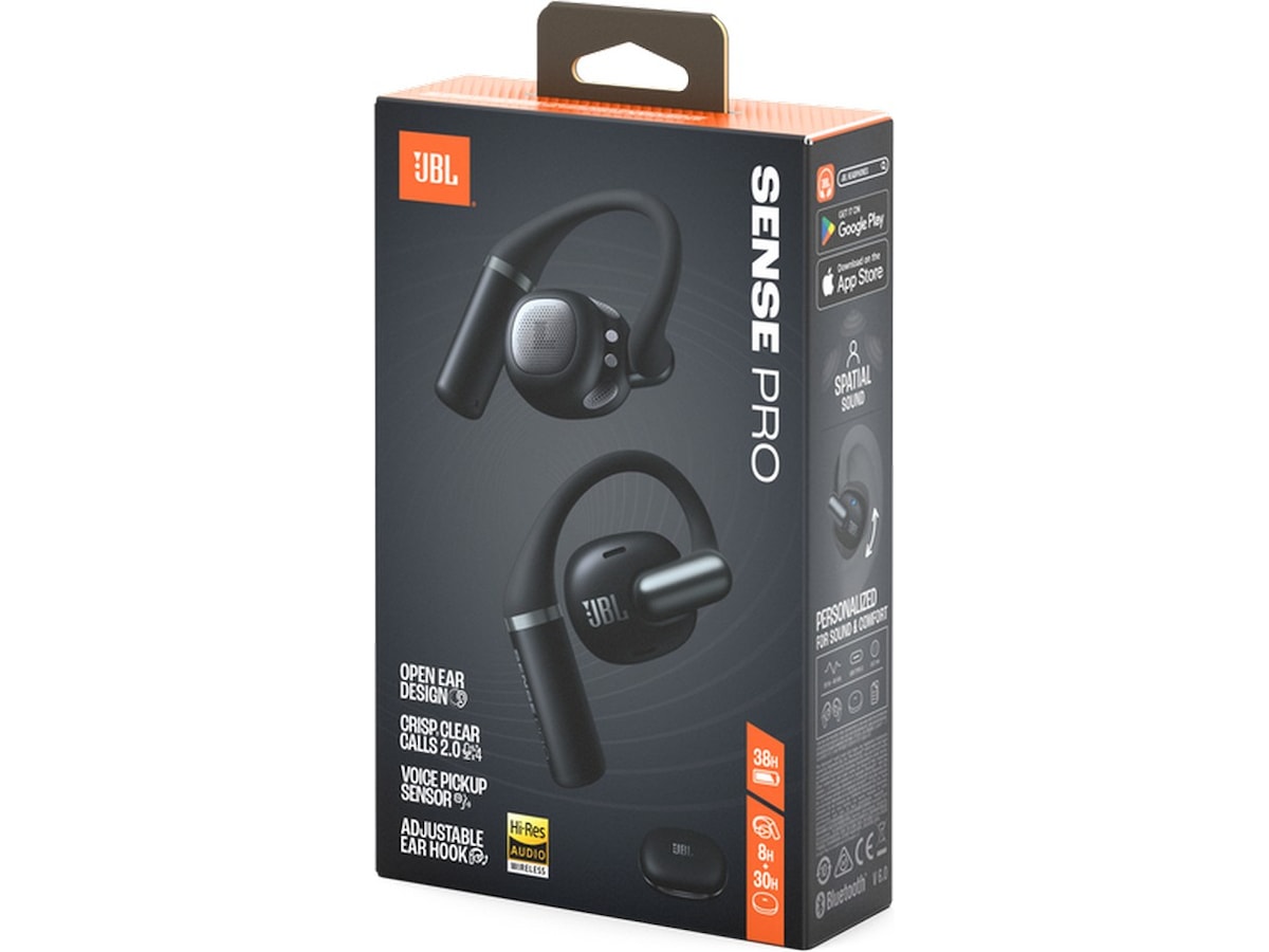 JBL Sense Pro Trådløse Ørepropper, Åpen øre (svart) Ørepropper