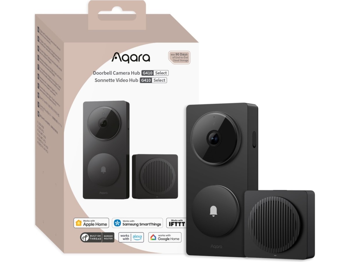 Aqara Dørklokkekamera Hub G410 (sort) Ringeklokker