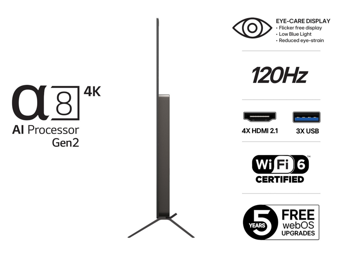 LG 55" B5 AI 4K OLED Smart TV (2025) -B-Grade Demo TV/projektor