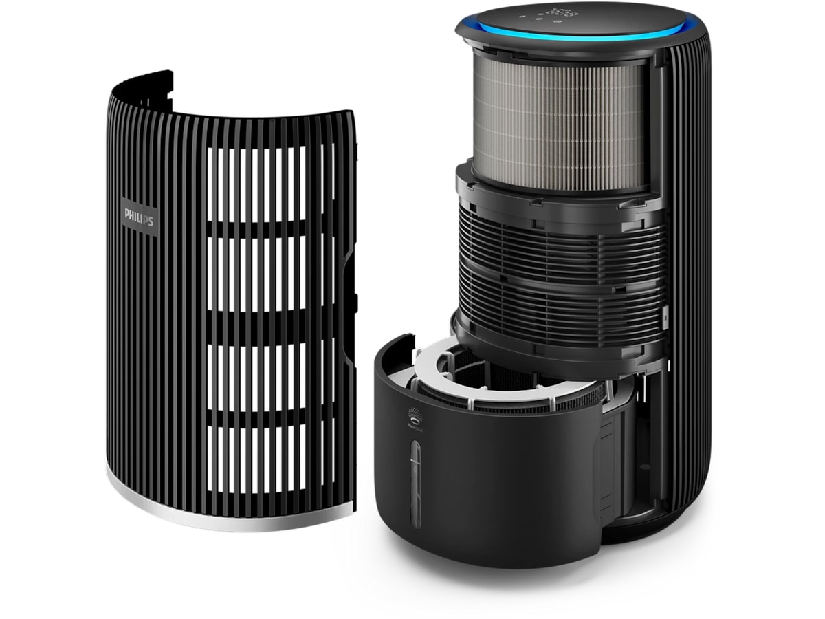 Philips PureProtect Water 3400 Series Smart 2-i-1-luftrenser og -fukter -B-Grade Demo hjem & fritid