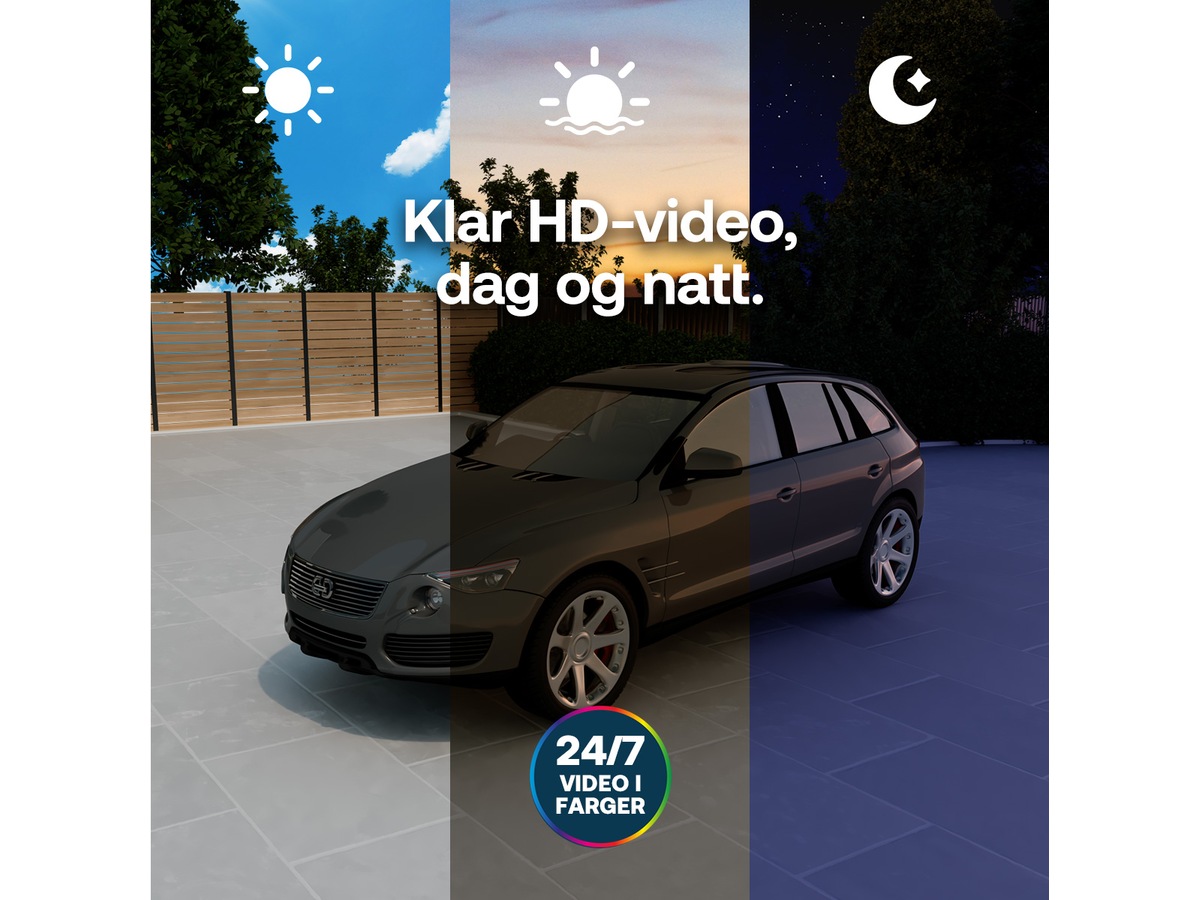 Arlo Essential 3 HD PTZ utendørs overvåkningskamera 2-pack Overvåkningskameraer