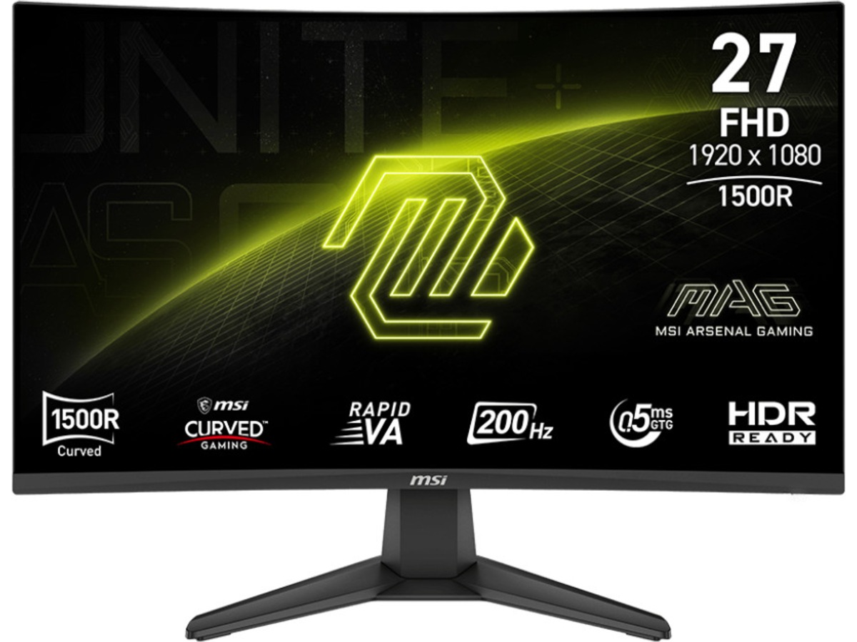 MSI 27" curved gamingskjerm MAG 276CF E20 Skjermer