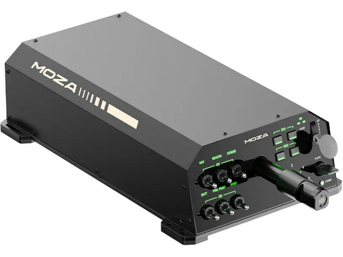 MOZA AY210 Force Feedback YOKE Base Ratt & pedaler