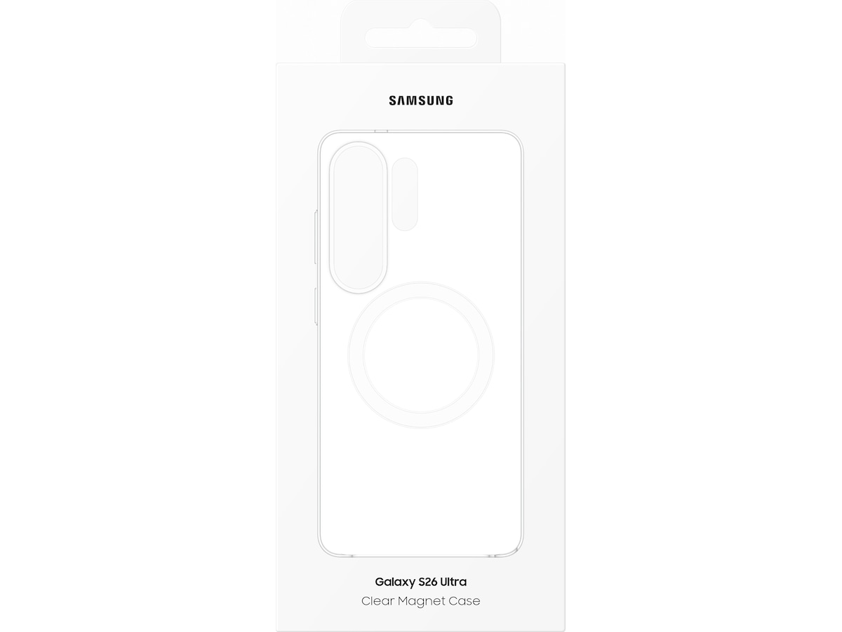 Samsung Galaxy S26 Ultra Clear Magnet-deksel (gjennomsiktig) Deksel til mobiltelefon