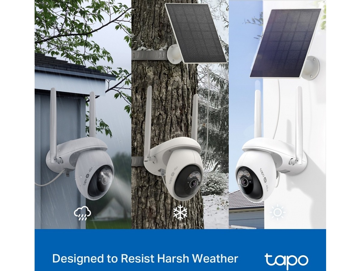 TP-Link Tapo C665G KIT solcelledrevet Wi-Fi/4G sikkerhetskamera Overvåkningskameraer
