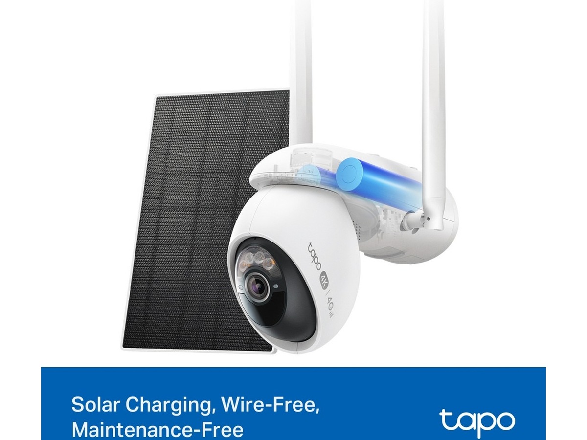 TP-Link Tapo C665G KIT solcelledrevet Wi-Fi/4G sikkerhetskamera Overvåkningskameraer