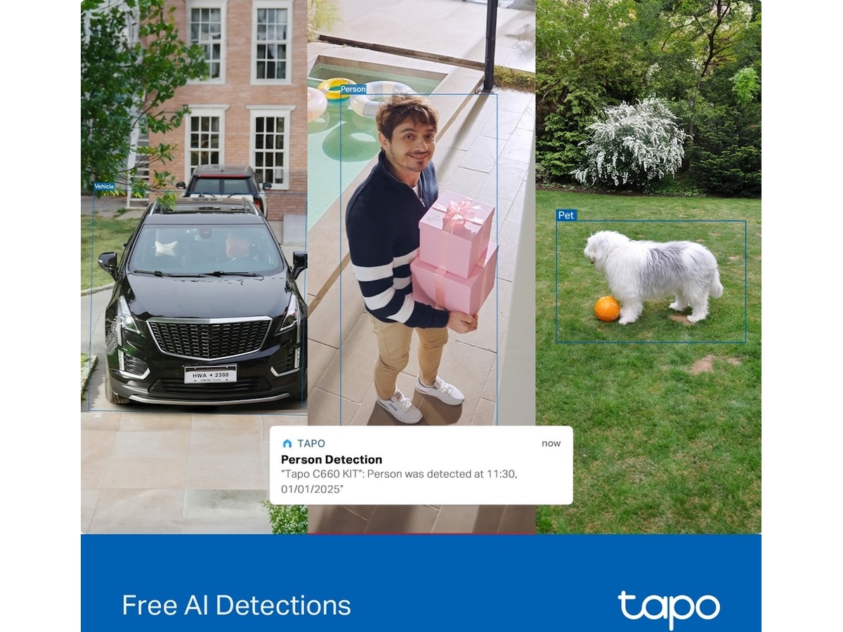 TP-Link Tapo C660 KIT solcelledrevet sikkerhetskamera Overvåkningskameraer