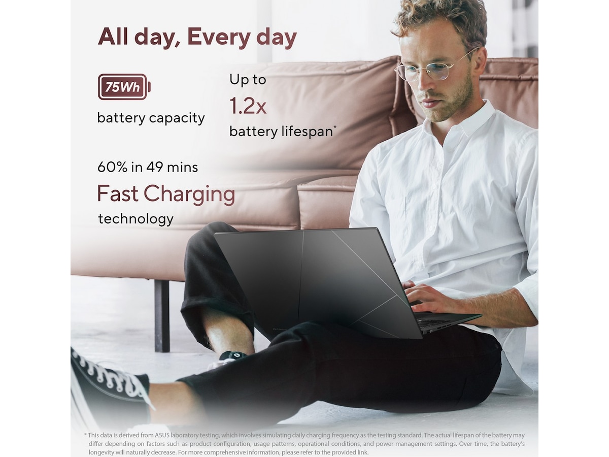 ASUS Zenbook 14 UM3406GA 14" WUXGA Touch (Jade sort) PC - Bærbar / laptop