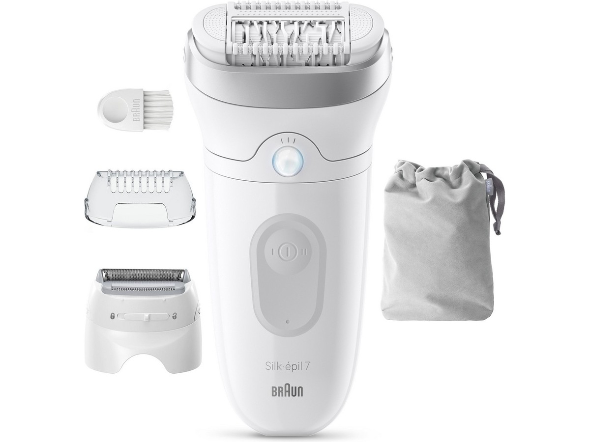 Braun Silk·épil 7 (sølv) Epilator & IPL-hårfjerning