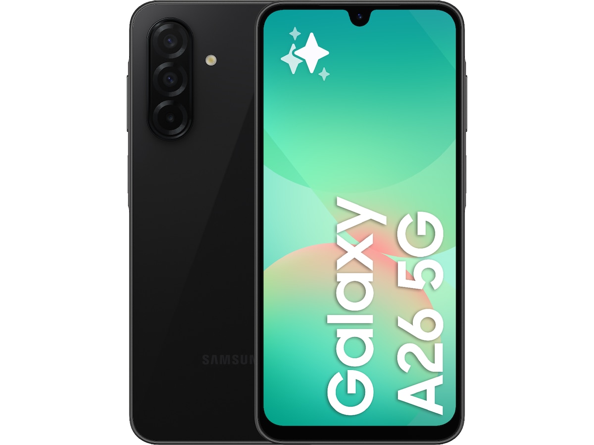 Samsung Galaxy A26 5G 128GB (sort) Mobiltelefoner