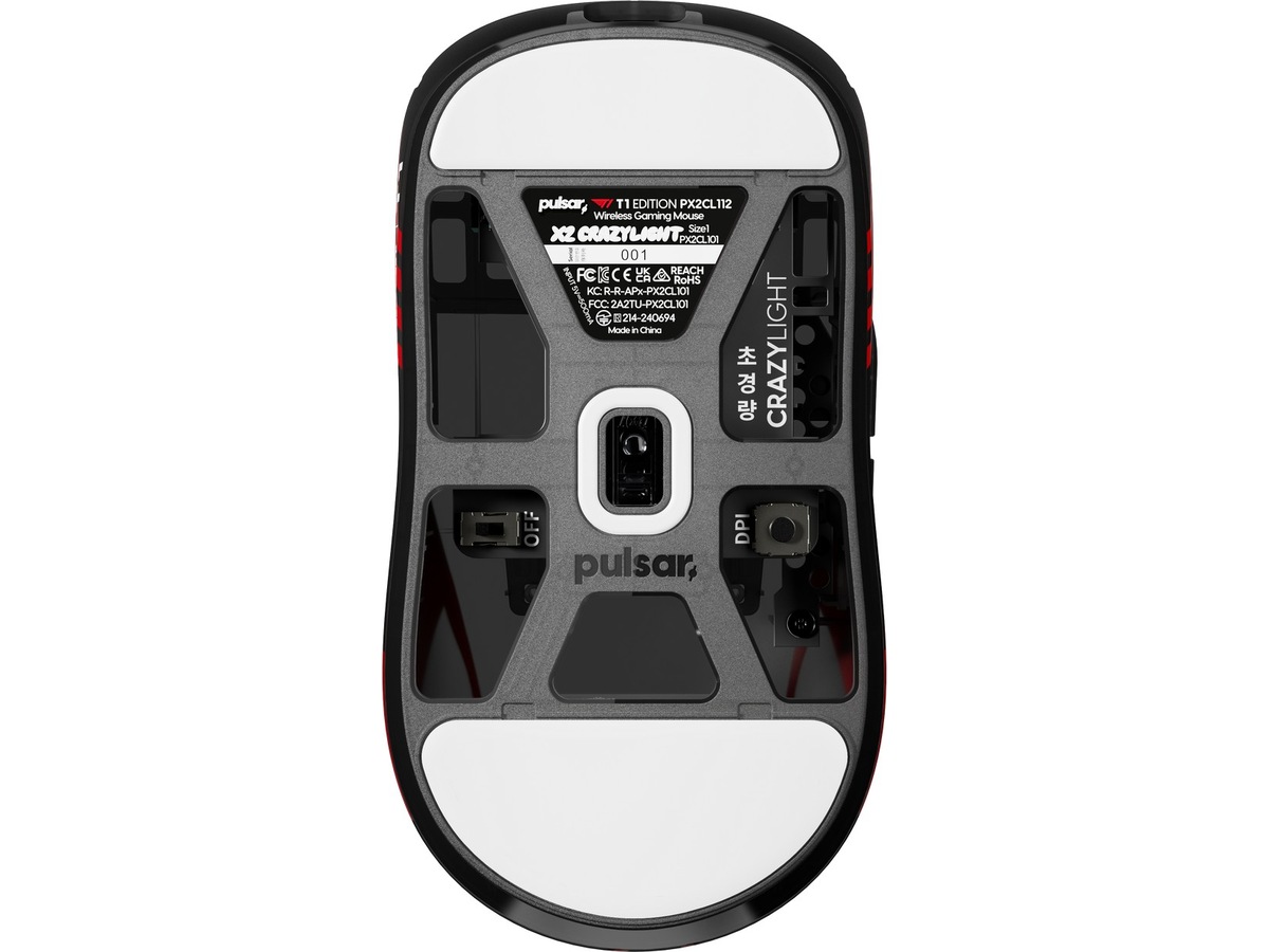 Pulsar X2 CRAZYLIGHT Mini Trådløs Gamingmus T1 Edition (sort) Gaming Mus