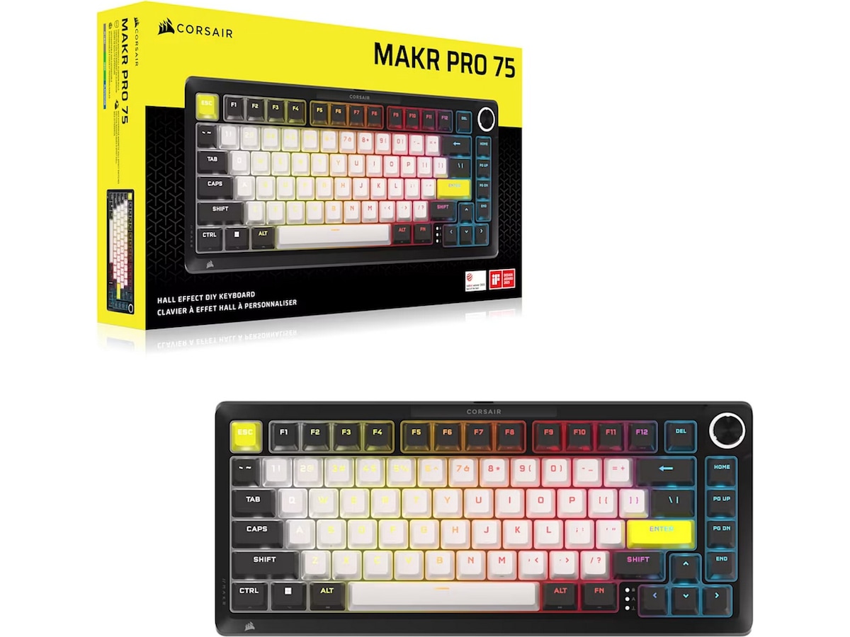 Corsair MAKR PRO 75 Hall Effect Gaming Keyboard Gamingtastatur