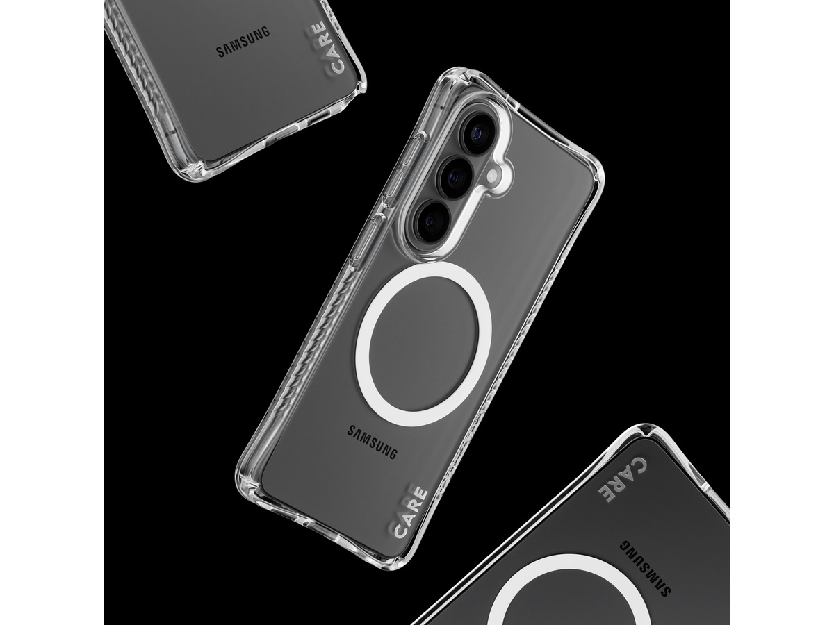 PanzerGlass CARE Galaxy S26 Samba Hardcase deksel (gjennomsiktig/hvit) Deksel til mobiltelefon