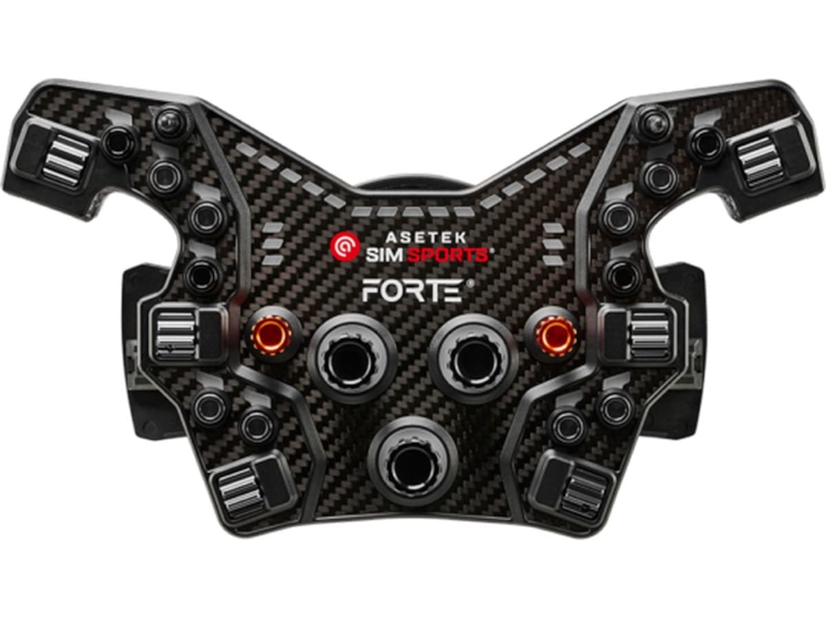 Asetek Forte® Formula Button Box (sort, aluminium) Ratt & pedaler