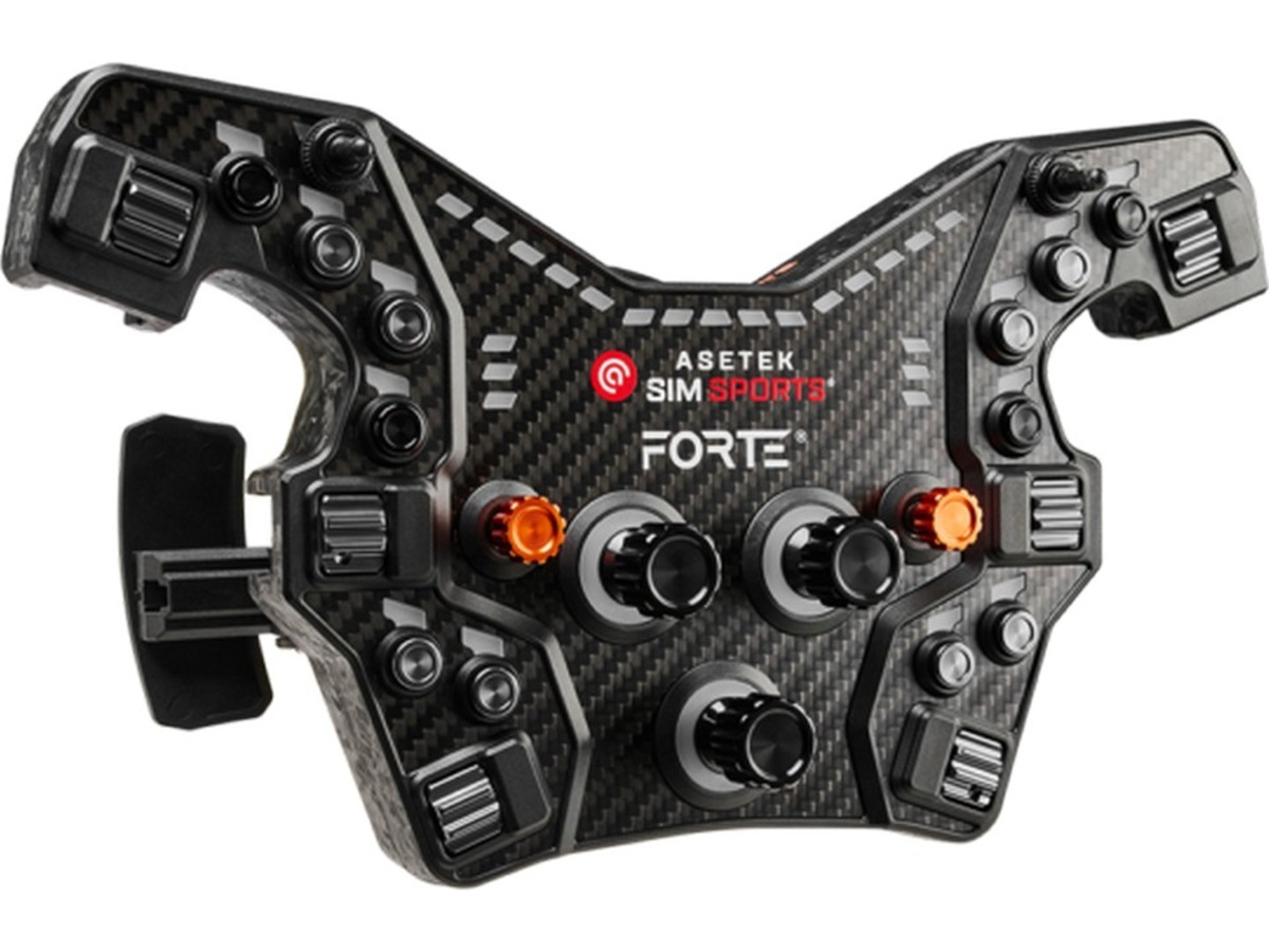 Asetek Forte® Formula Button Box (sort, aluminium) Ratt & pedaler