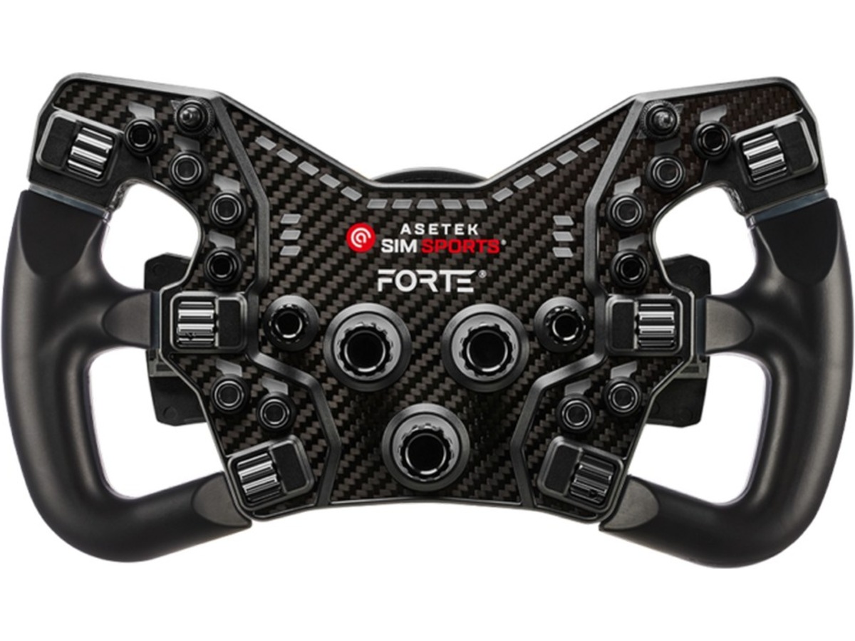 Asetek Forte® Formula Button Box (sort, aluminium) Ratt & pedaler