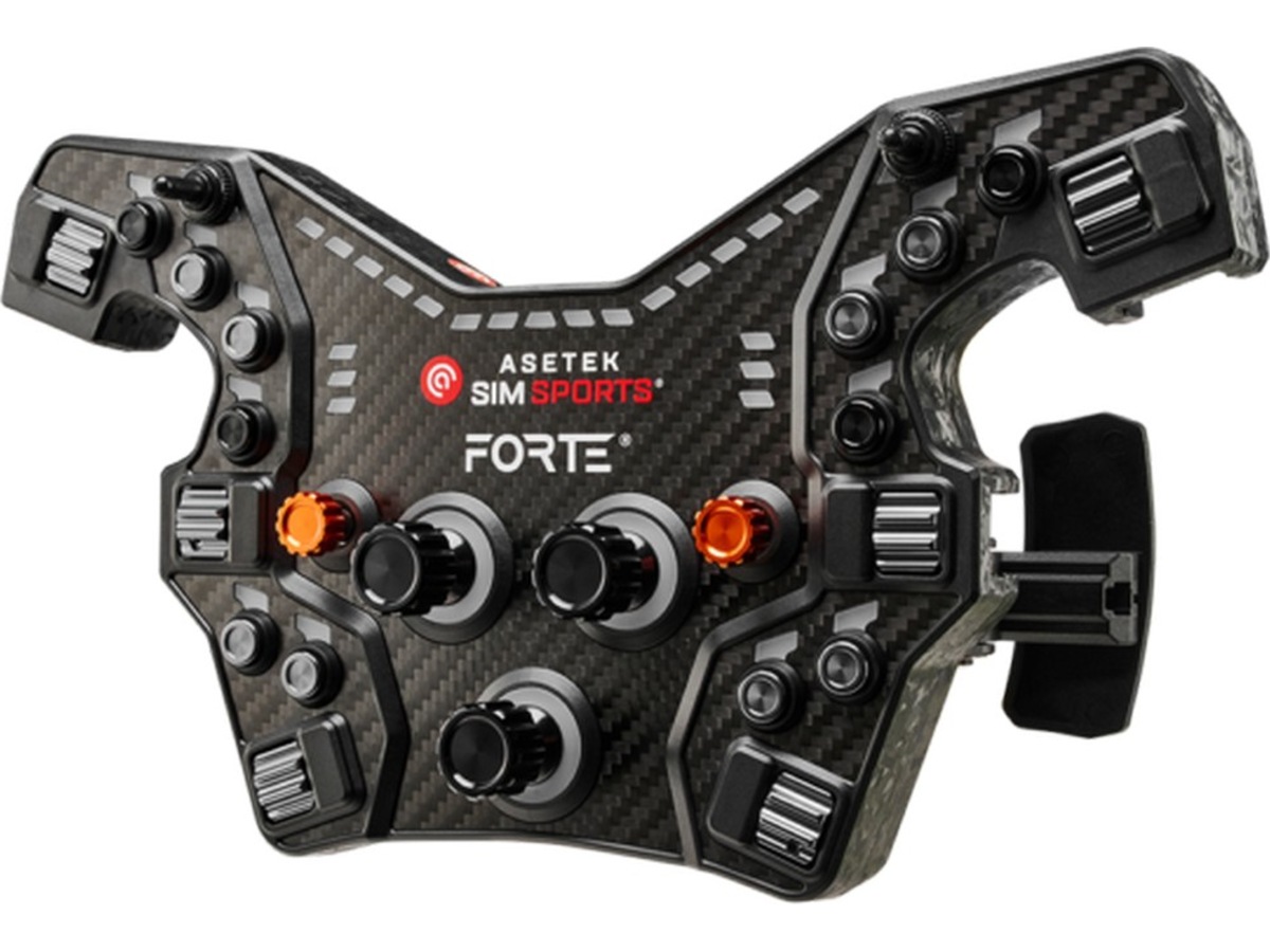 Asetek Forte® Formula Button Box (sort, aluminium) Ratt & pedaler