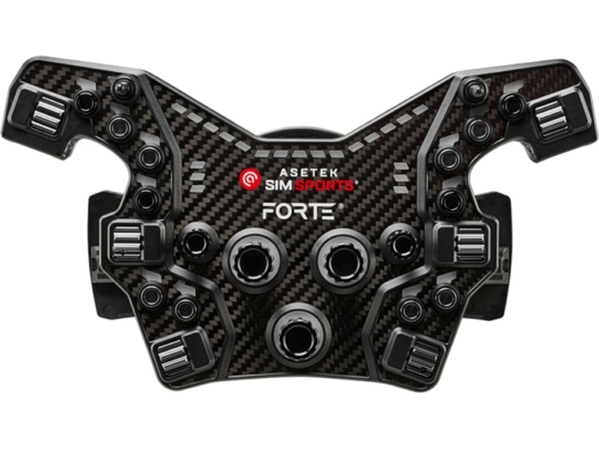 Asetek Forte® Formula Button Box (sort, aluminium) Ratt & pedaler