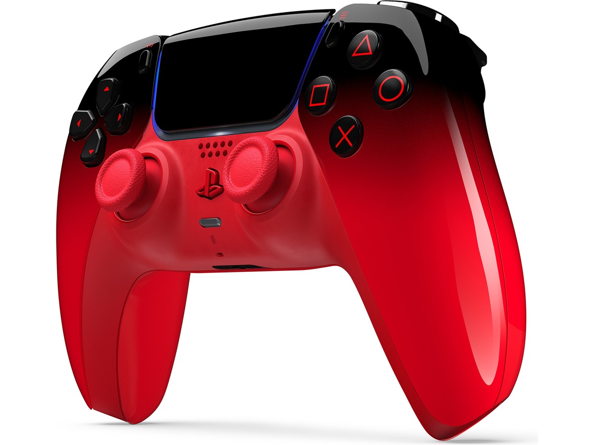 PlayStation 5 DualSense Kontroller (Techno Red) Tilbehør til PS5
