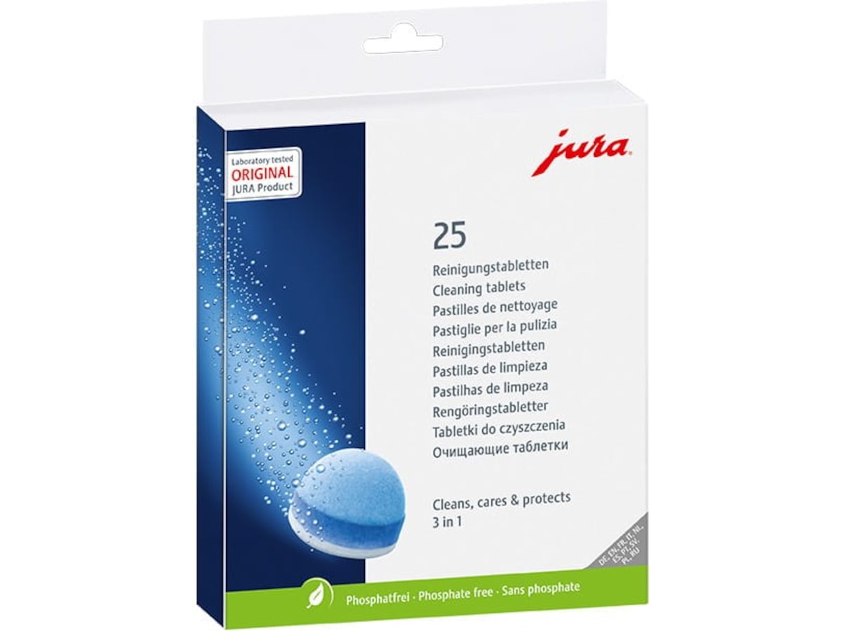 JURA Rensetabletter 25 stk Tilbehør til kaffemaskiner