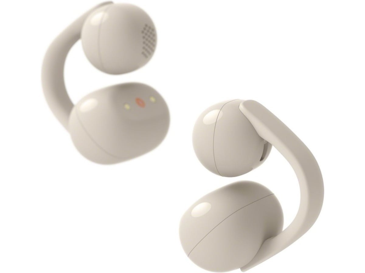 Sony LinkBuds Clip åpne øretelefoner (Gråbeige) Hodetelefoner