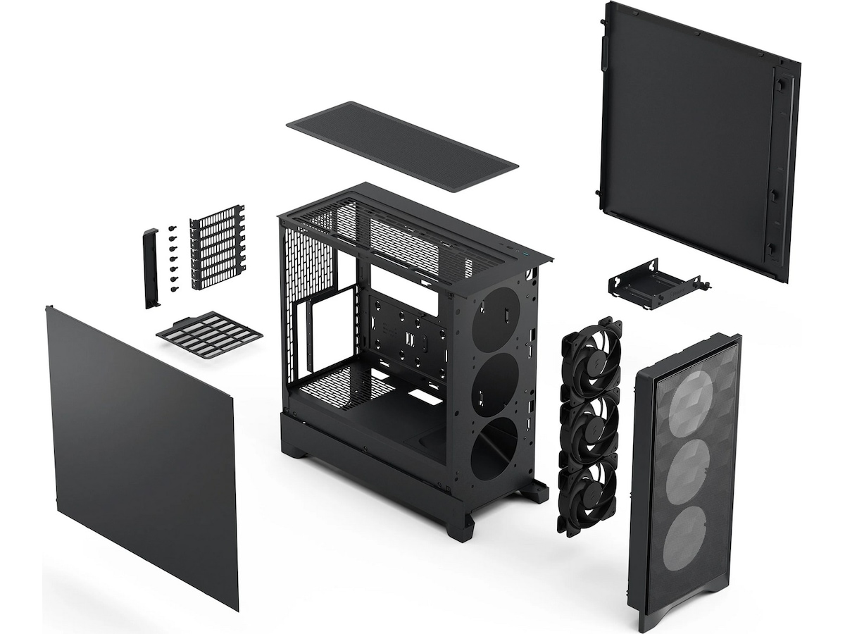 Fractal Design Pop 2 Air Solid Mid Tower (sort) Midi tower