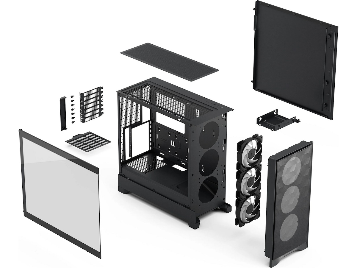 Fractal Design Pop 2 Air TG RGB Mid Tower (sort) Midi tower