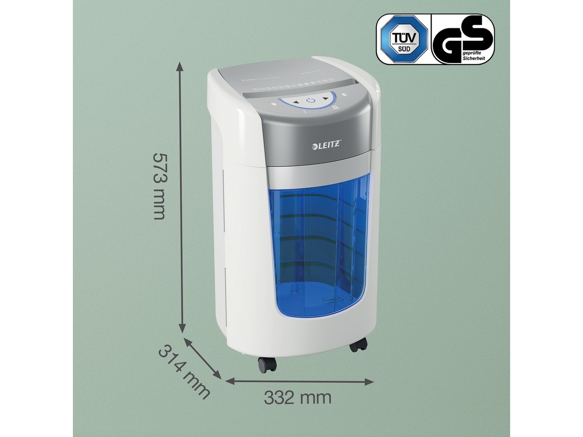 Leitz Makuleringsmaskin IQ OptiMax Home Office 225 Mikrokutt P5 Makuleringsmaskiner