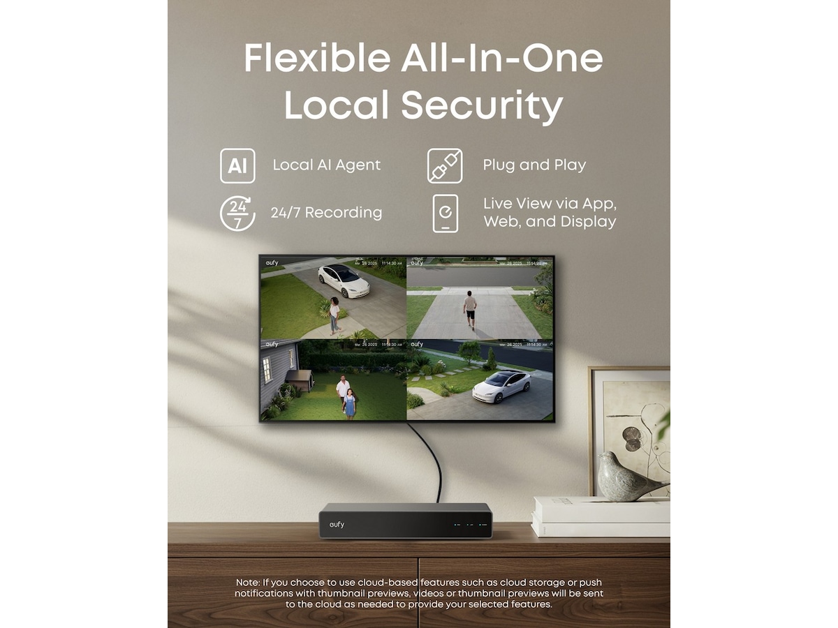 Eufy NVR Security System S4 overvåkningssystem Overvåkningskameraer