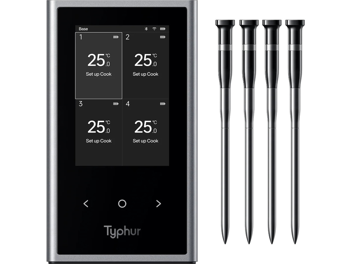 Typhur Sync Quad er en smart, trådløs me Andre kjøkkenapparater