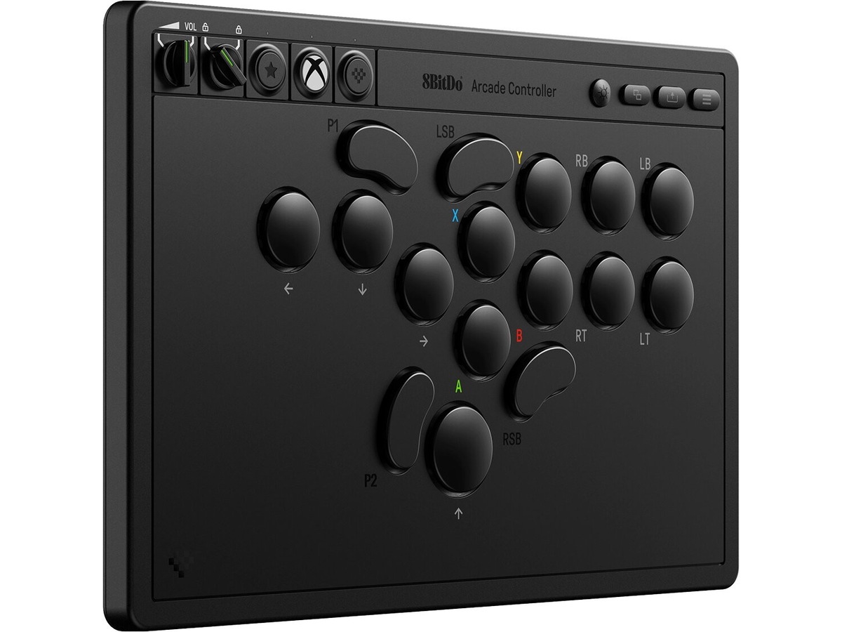 8BitDo Arcade Controller Xbox/PC sort Tilbehør