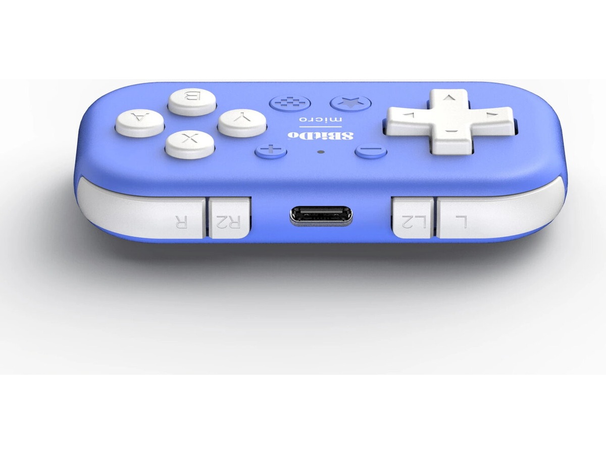 8BitDo Micro Bluetooth Gamepad Blå Tilbehør