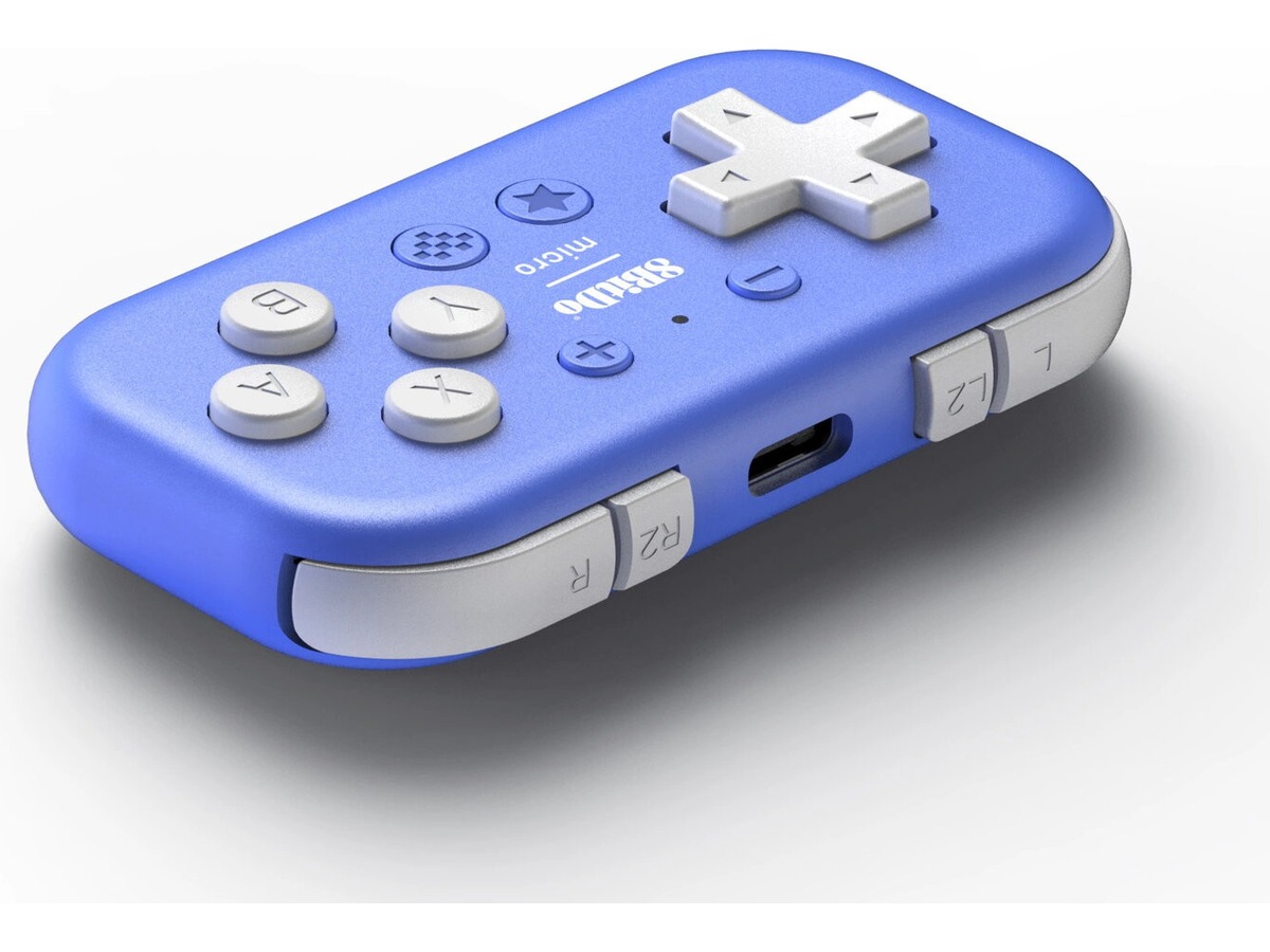 8BitDo Micro Bluetooth Gamepad Blå Tilbehør