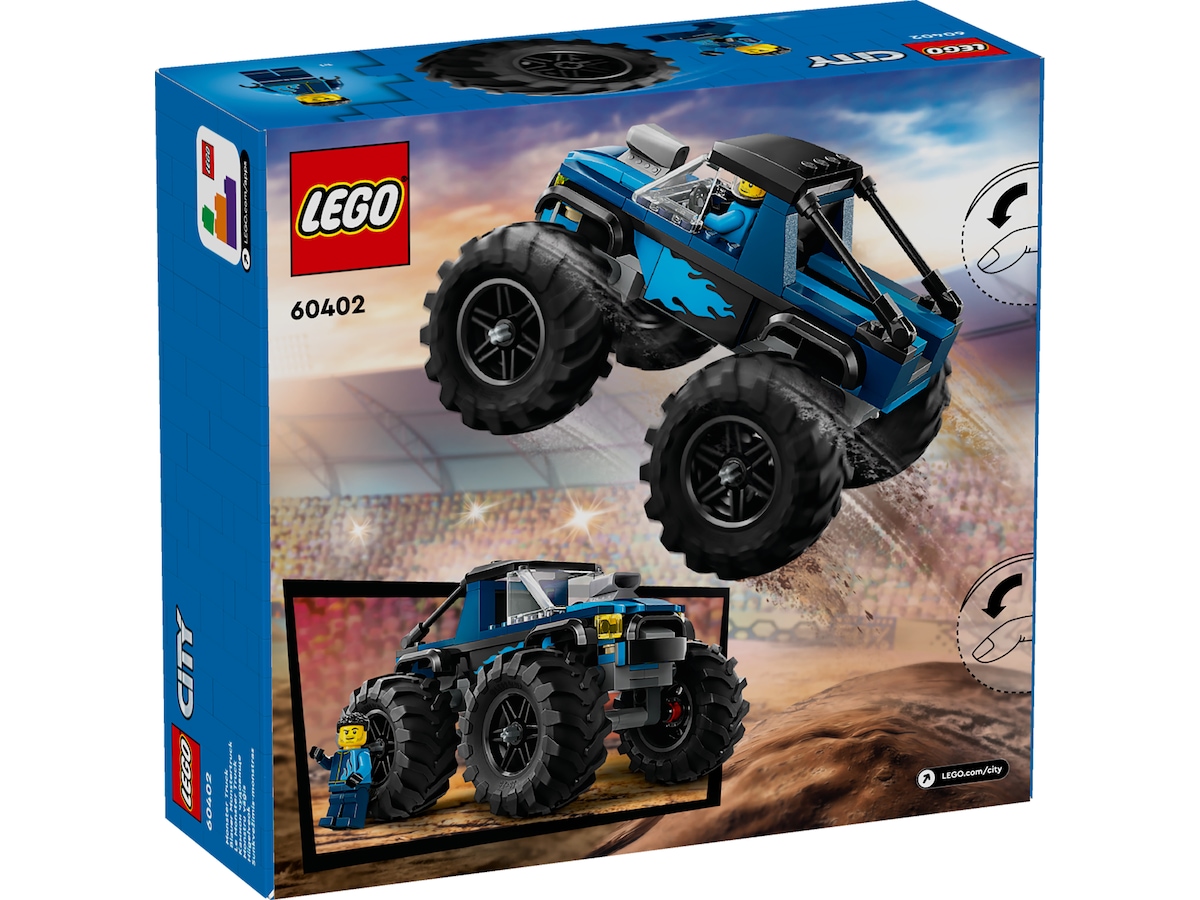 LEGO City Great Vehicles Blå monstertruck 60402 LEGO