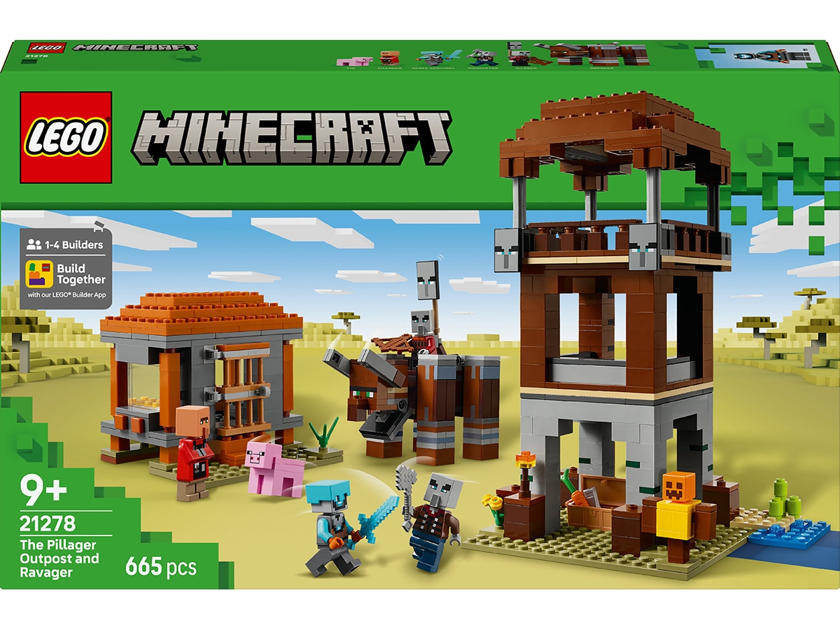 LEGO Minecraft Plyndrevakttårn og villsvin 21278 LEGO